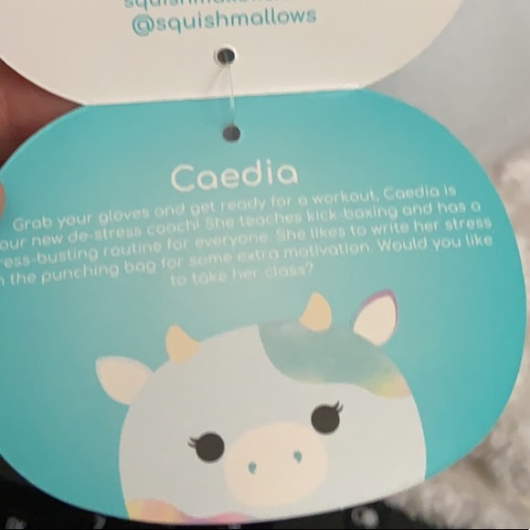 Squishmallow Caedia the Cow Stackable 11” - Picture 4 of 5